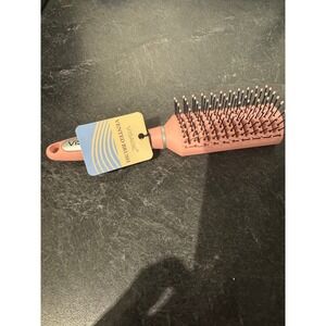 Visage Pink Vented Hair Brush Ideal for Short Hair Non Slip Handle